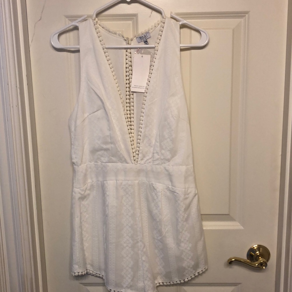 white romper